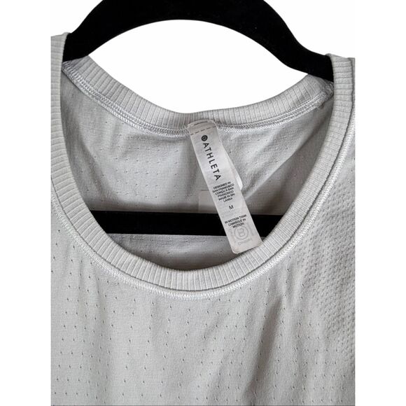 Athleta In Motion White Tank- size M - Picture 3 of 5